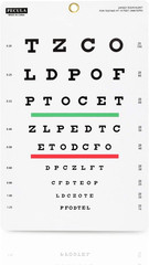 Eye Chart, Snellen Eye Chart, Wall Chart, Snellen Charts for Eye Exams 1