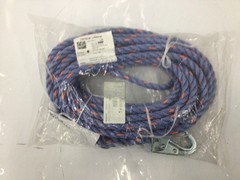 HONEYWELL MILLER 300L-Z7/50FTBL Vertical Rope Lifeline,Single Snap Hook 3WNK7
