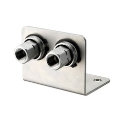 Hydraulic Quick Release Coupling Double Bracket Female 1/2” Body x 1/2” NPT