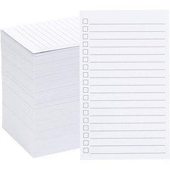 400 Pack 3×5 Vertical Ruled Index Cards with Check Boxes for Daily To Do