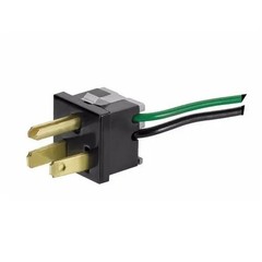 Eaton Wiring Devices 4049-21BK-BU – SNAP-IN GRD PLUG – 1EA