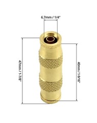 QWORK 1/4″ Push To Connect Fittings – 10 Pack Air Union, 10 pack