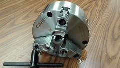 6″ 3-JAW SELF-CENTERING LATHE CHUCK front mounting for rotary table #0603F0-FM