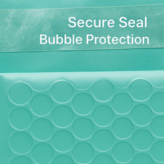 Villago Teal Bubble Mailers 4×8 Self-Seal Padded Envelopes – 50/100/200