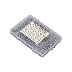 700Piece Nuts and Bolts Assortment Kit 4-40 #6-32 #8-32 #10-24 Phillips Pan Head