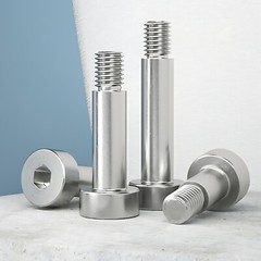 M2 M2.5 M3 M4 M5 M6 M8 Shoulder Bolt Screws A2 Stainless Steel Allen Socket Head