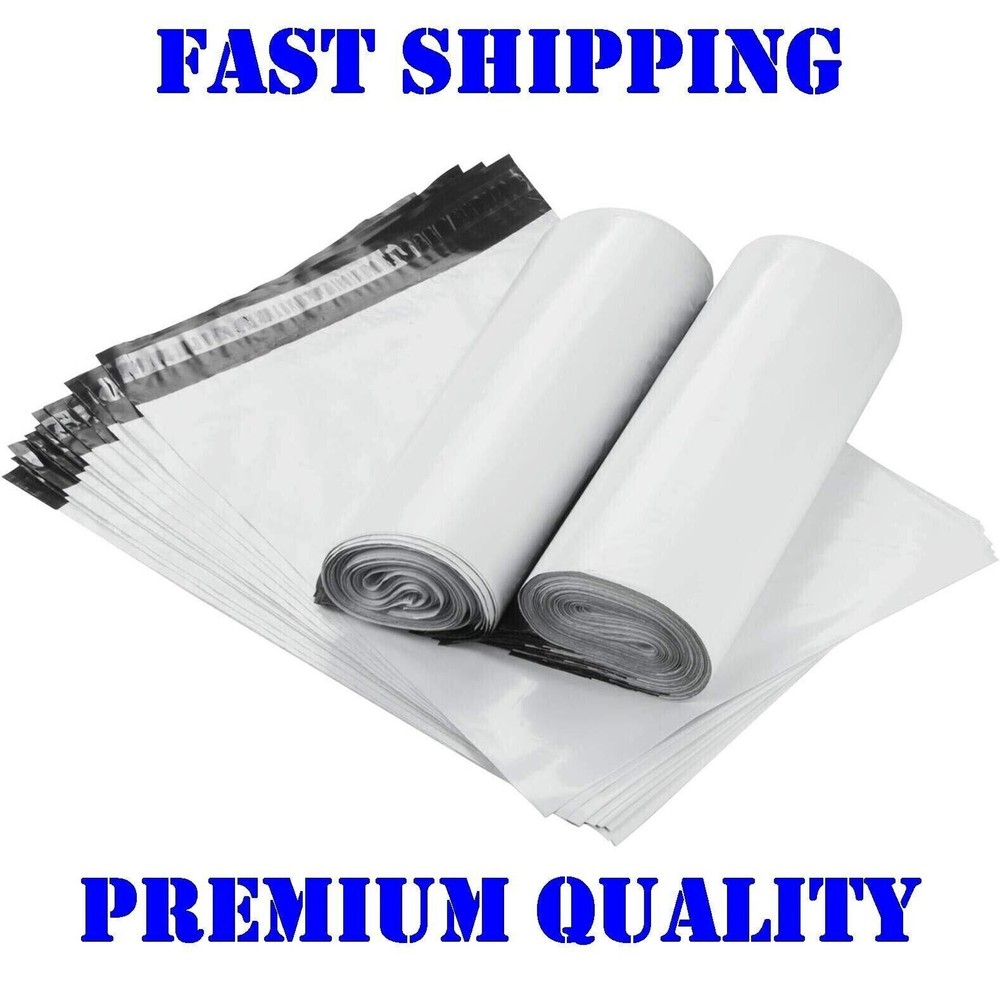 12 X 15.5 Poly Mailers Plastic Shipping Envelopes Self Sealing 2.5 MIL 50 Count