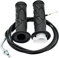 7/8 Inch 22mm Twist Throttle Accelerator Handle Grips and 75″ Long Throttle Cabl