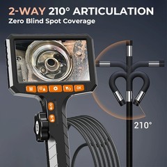 SALE! Ralcam Two-Way 210° Inspection Borescope Endoscope Camera 3.3ft Semi Rigid