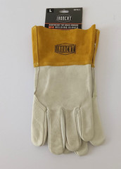 Ironcat Tig Welding Gloves, Kidskin Leather Palm, Size Large 1 Pair