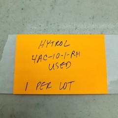 Hytrol 4AC-10-1-RH RH Hand Gear Reducer 10:1 Ratio USED