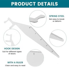 Multi-Purpose Lever Tool Stainless Steel Locksmith Tool Mini PryBar Tool