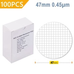 6000pcs 2mL Autosampler Vials 9-425 Caps MCE Membrane Filter 47mm 0.45um Gridded
