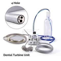 Dental Turbine Unit 3 Way Syringe Work with Air Compressor /Handpiece 4/2Hole