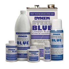 Dykem Dykem Steel Blue, Layout Fluid, Bottle, 8 oz 80400-1 Each