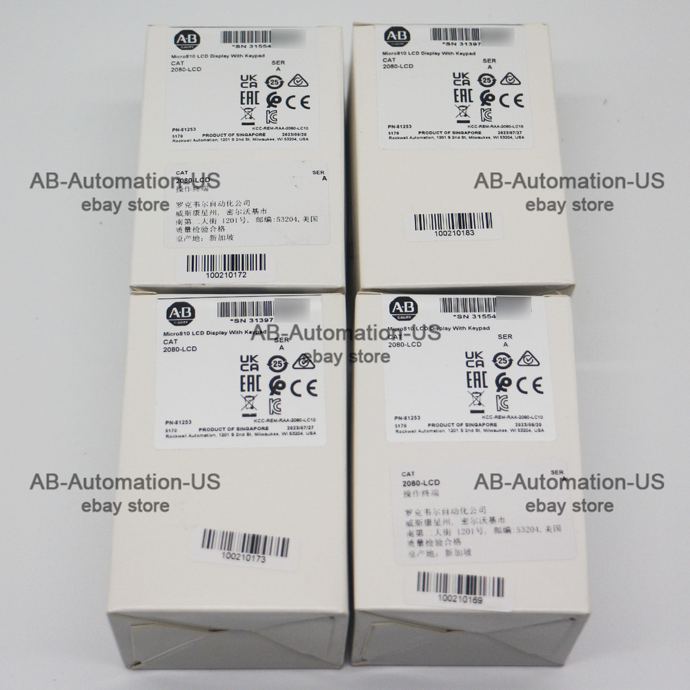 New 2080-LCD Micro810 LCD Display With Keypad