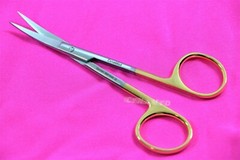 Premium GERMAN Supercut TC Iris Scissors 4.5″Curved Surgical Dental Instruments