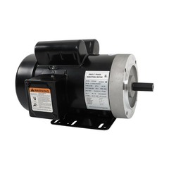 5HP Electric Motor 3450RPM 56C Frame 5/8″ Shaft 60HZ TEFC Single Phase 208-230V