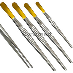 NEW GERMAN GRADE DEBAKEY ARTERY ATRAUMATIC TISSUE VASCULAR FORCEP GOLD HANDLE