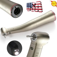 NSK Style LED Dental Electric Handpiece 1:5 Contra Angle Fiber Optic High Speed