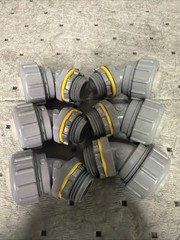 Arlington NMLT4550 Non Metallic 45 Degree Connector 1/2 Trade Size, Lot Of 6