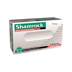 X-Large Shamrock Nitrile Exam Gloves 1 CASE- 10 BOXES