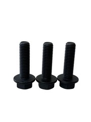50 pcs M10-1.5×35 Hex Flange Frame Bolt Class 10.9 DIN 6921 Zinc Phosphate Oil