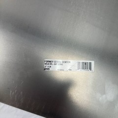 FORNEY 49585 Mild Steel Sheet Metal 22 Gauge A36 Carbon Alloy 12″ x 24″ Panel