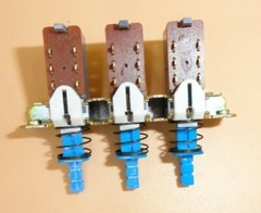 PUSH BUTTON SELECTOR SWITCH PUSH LOCK NOS (LOT OF 5)
