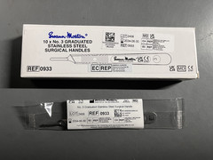 Swann Morton : Scalpel Handle No 3, box of 10 *sealed*