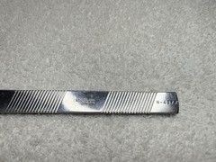 STORZ N4377 Silver Osteotome 7” Curved Left 5.0mm W Single Guarded Cutting Edge