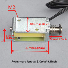 5PCS DC 12V 4Mm Stroke Mini Push Pull Type Solenoid Actuator Micro DC Solenoid E