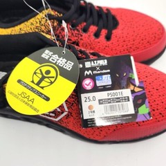 A.T.FIELD EVA×Mandom Evangelion Protective Sneaker Unit 02 Model Red JAPAN USED