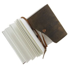 Leather Bound Journal for Men Women with Buckle Closure Handmade