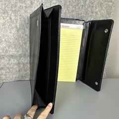 Samsonite Vinyl Tri-Fold Writing Pad, 10 1/2″ x 12 1/2″ Black Organizer Pouch