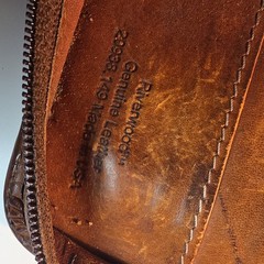 Franklin Covey Riverwood Leather PadFolio Distressed Warm Brown USA