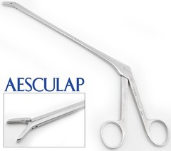 AESCULAP FF811R Surgical Spurling Pituitary Rongeur Angled Down 4x10mm Bite 7″