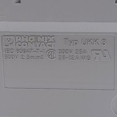 Lot of 10 Phoenix Contact UKK 3 2770011 Terminal Block, 2-Level, 24A 500V Rated