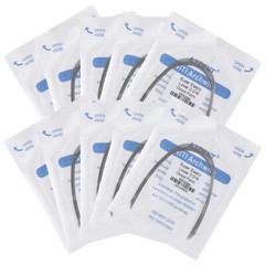 AZDENT Dental Orthodontic Super Elastic Niti Round Arch Wires Ovoid Form