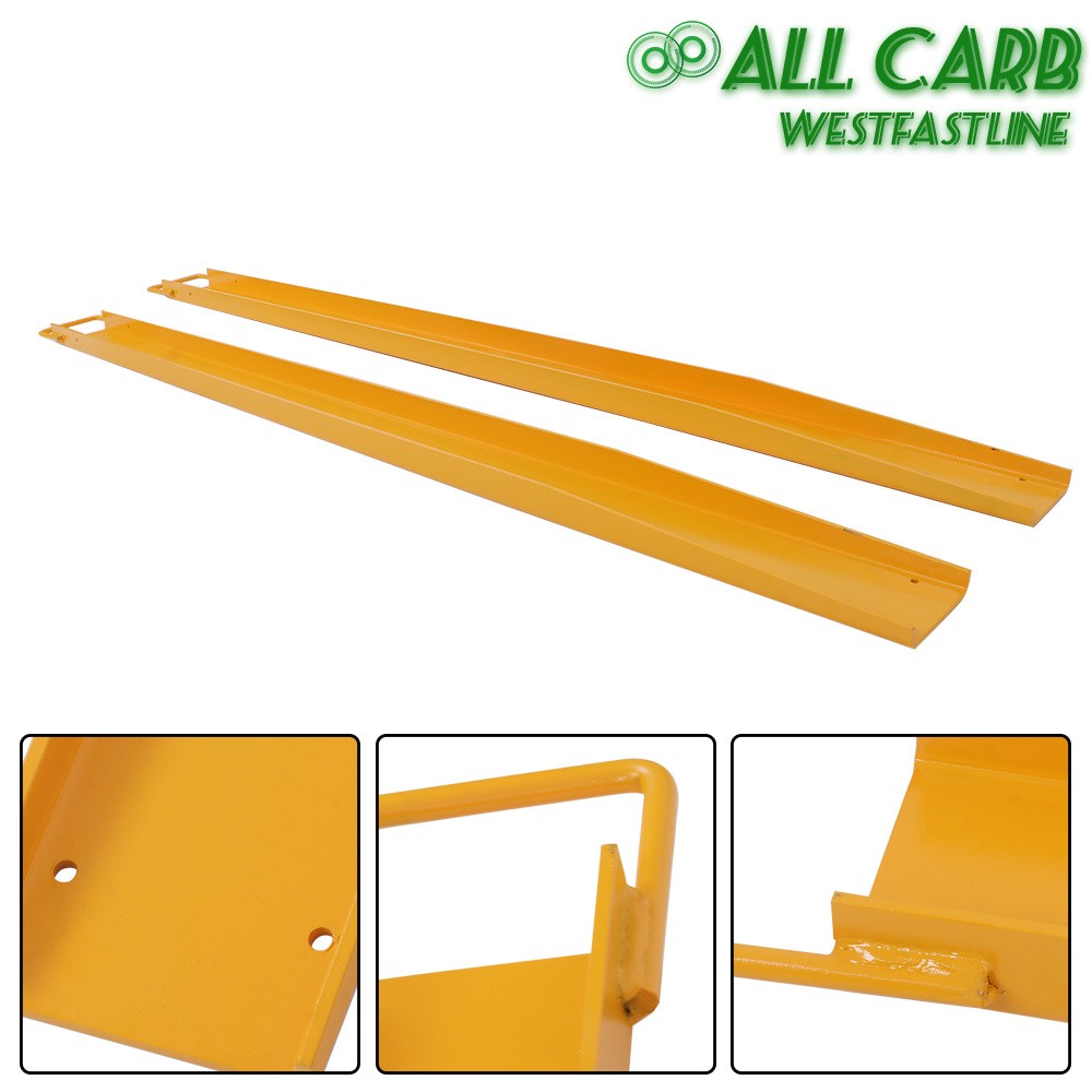 Extension Heavy Duty Steel Pallet Extensions 4.5″ Width 4600 LBS Max Pallet Fork