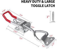 Heavy Duty Toggle Latch Clamp 4003, Large Adjustable Toggle Clamp Latch With.