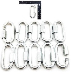 10 pcs 3/8″ Heavy duty Quick Link Chain Rope Cable Connector Heavy Duty 10mm