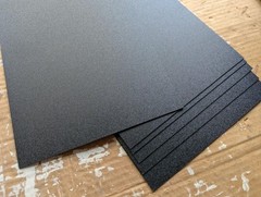 Black ABS Plastic Sheet 8″ x 12″ x 0.04″ Flexible DIY Material 1mm Thick 6 Pack