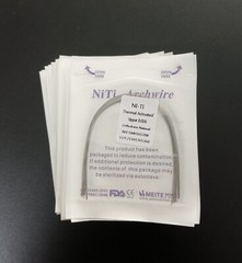 20Packs Dental Orthodontic Arcos Thermal Activated Niti Round Arch Wires Natural