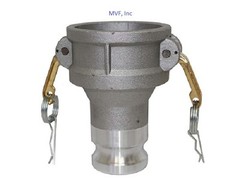 Type DA, 3″ Female Coupler x 2″ Male Adapter, Aluminum, Camlock DA3020AL
