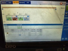 EXFO MAX-715B-M1-EA-RF 1310/1550 nm Fiber Optic Tester.