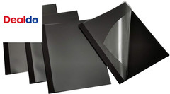 TBC6-25-BK Thermal Binding Covers, 1/4 Inch, Black, Letter Size Holds 55 Sheets,
