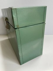 Vtg. Hamilton Skotch Porta File Metal Portable Storage Case 10.25″ x 12.5