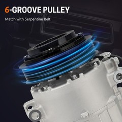 AC Compressor for Dodge Charger Challenger Chrysler 300 14-23 198375 68160395AC
