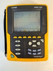 AEMC 3945 Powerpad 3-PHASE Power Analyzer • Works •Parts/Repair • No Test Cables